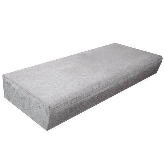 Betontrappetrin 100x30x13 Grå   skrå front