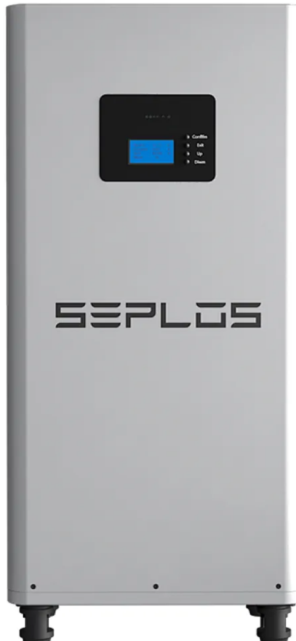 Seplos Vertical 280AH 14.3 KWH 51.2V Lithium ion Batteri BMS 3.0