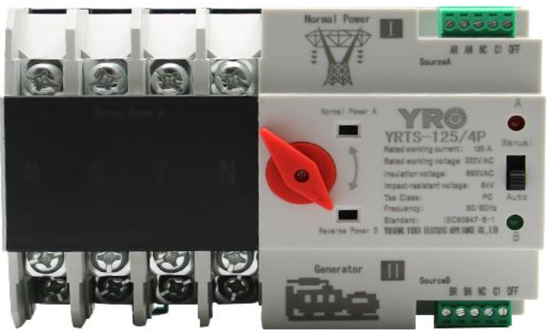 PC ATS 4P 125A 400V GENERATOR TYPE 10