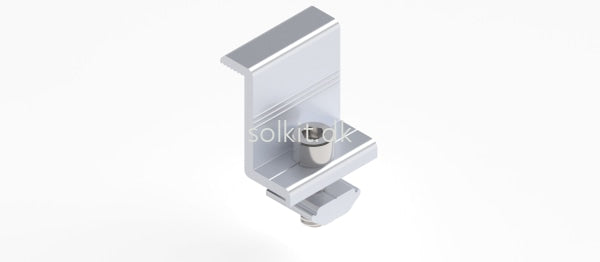 General End Clamp Kit Alu / 30Mm