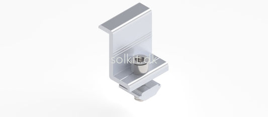 General End Clamp Kit Alu / 30Mm