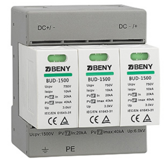 DC SPD 3P,1500VDC,40KA T2