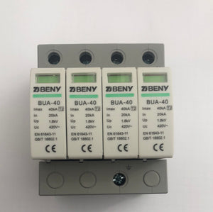 BENY BUA-40 AC-overspændingsbeskyttelse (SPD) type 2 – 4P, 40 kA